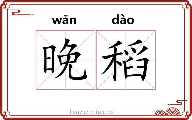 晚稻