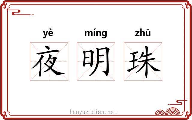 夜明珠 夜明珠