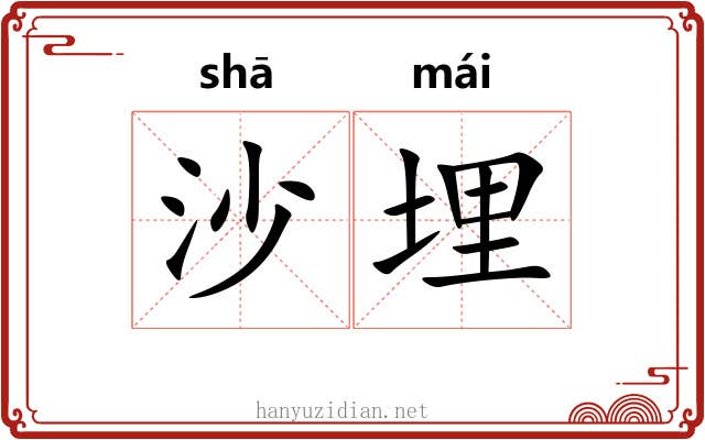 沙埋 沙埋