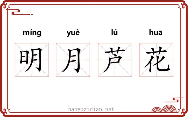 明月芦花 明月芦花