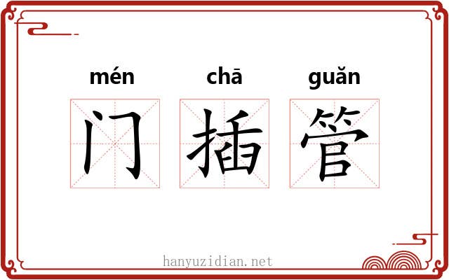 门插管 门插管