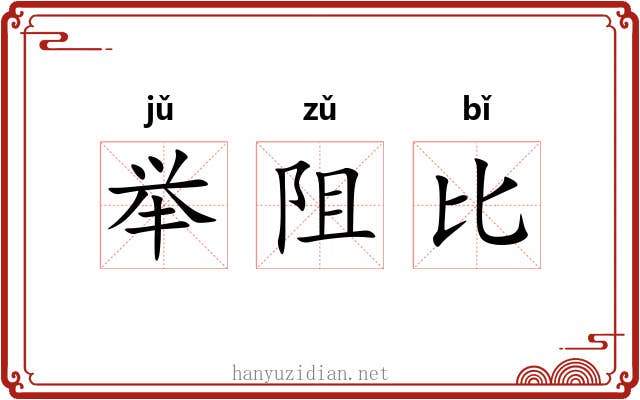 举阻比 举阻比