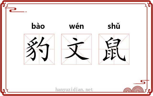 豹文鼠