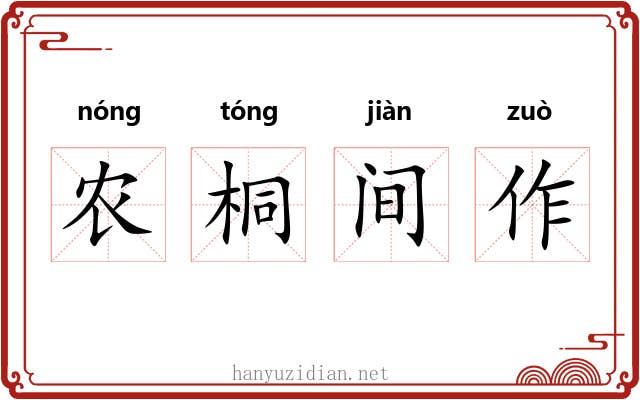 农桐间作 农桐间作