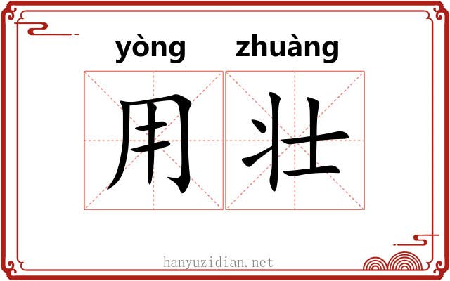 用壮