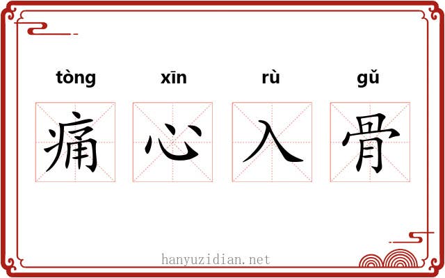 痛心入骨 痛心入骨