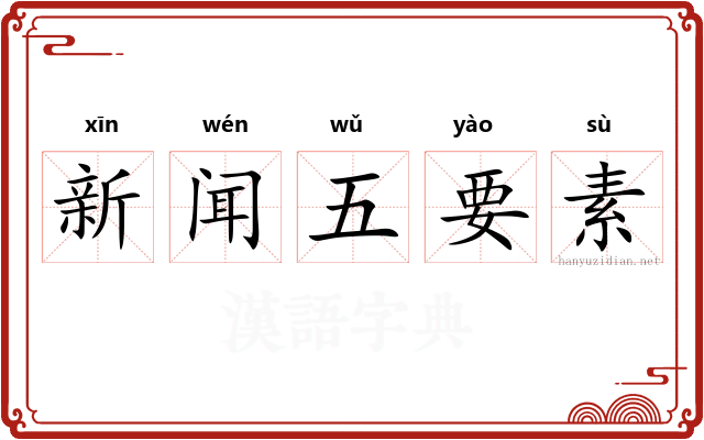 新闻五要素