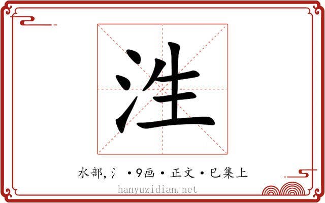 泩