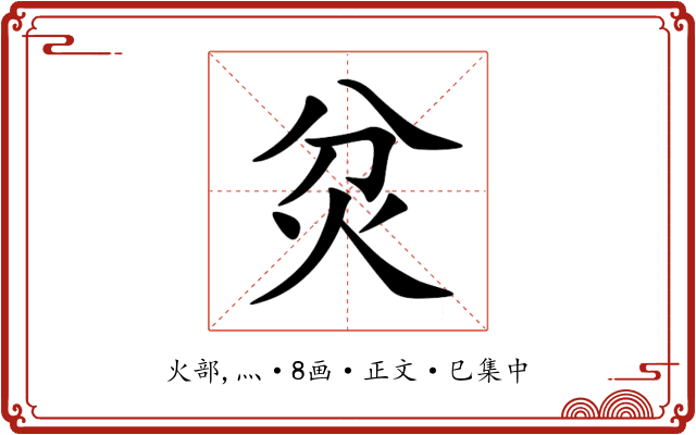 炃