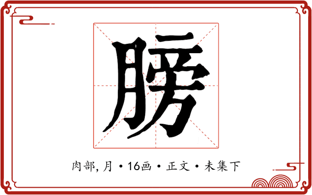 膀