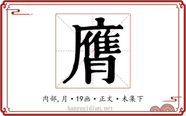 膺