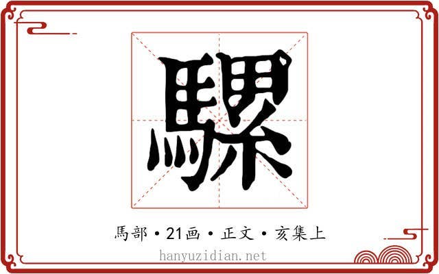 騾