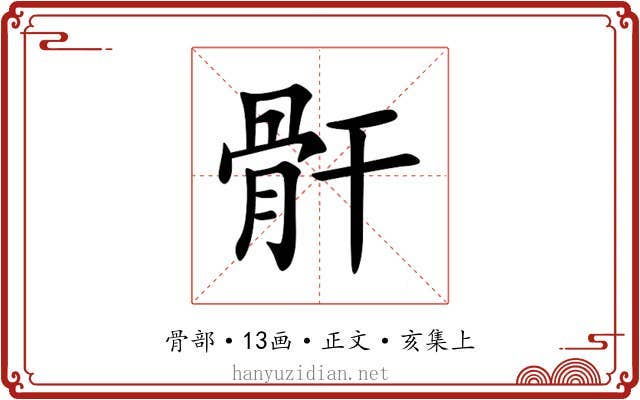 骭