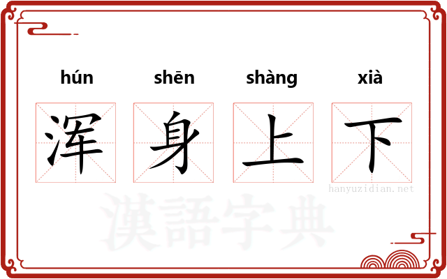 浑身上下