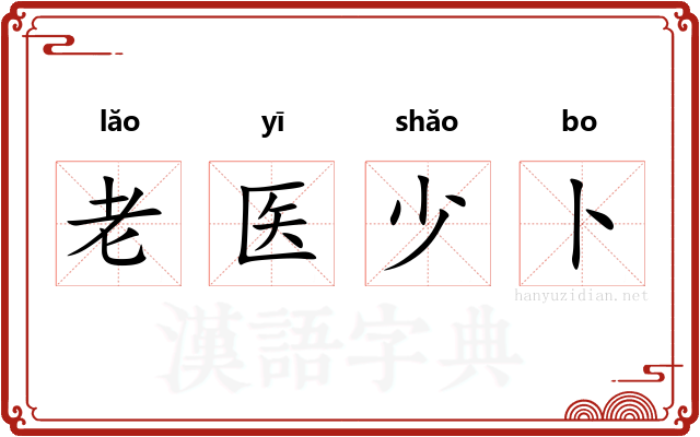 老医少卜
