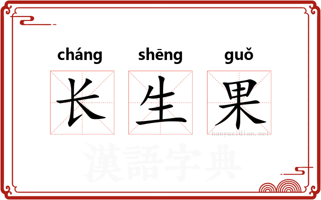 长生果 长生果