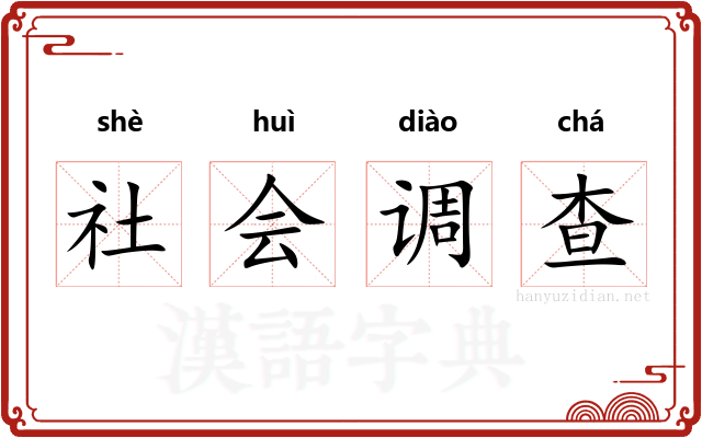 社会调查 社会调查