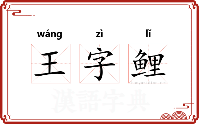 王字鲤