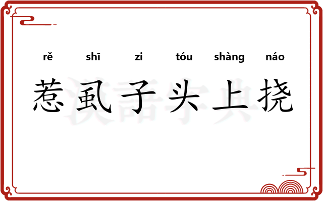 惹虱子头上挠