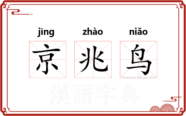 京兆鸟 京兆鸟