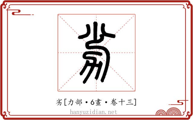 劣