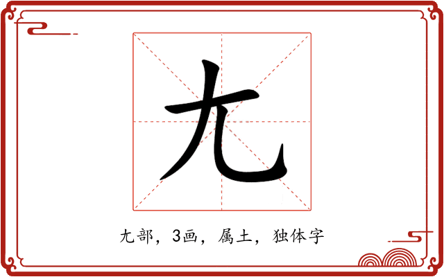 尢 尢