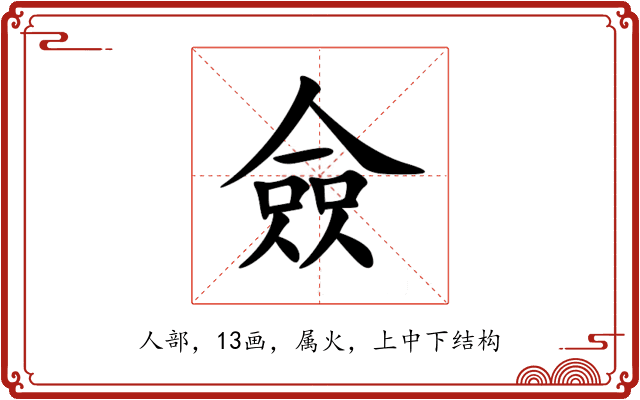 僉 僉