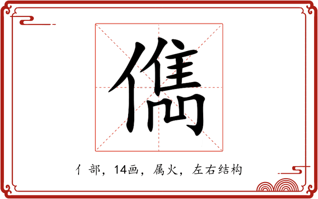 儁 儁
