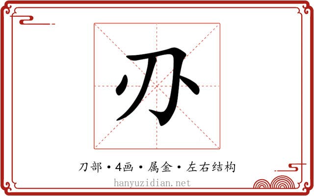 刅 刅