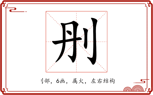 刐 刐