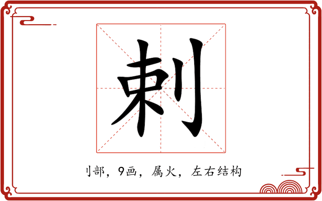 剌 剌