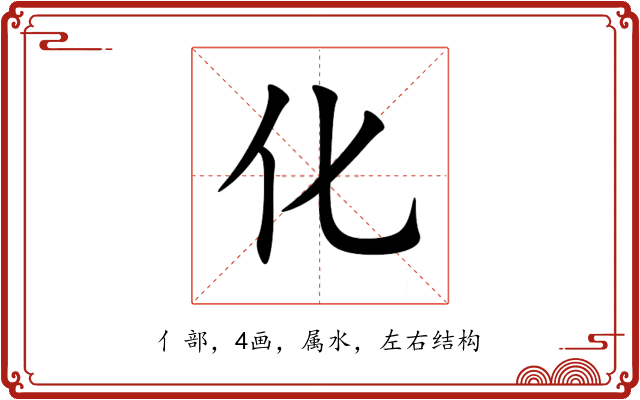 化 化