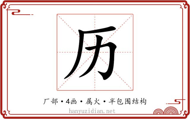 历 历