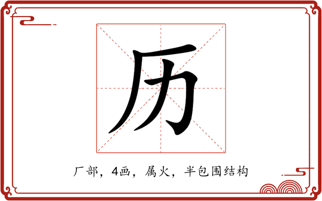 历 历