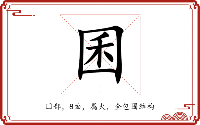 囷 囷