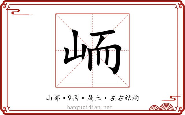 峏 峏