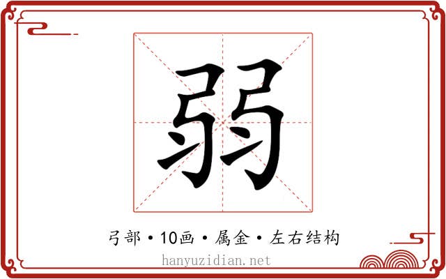 弱 弱