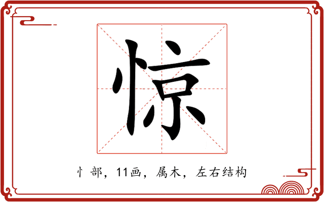惊 惊