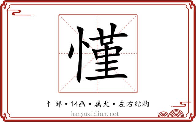 慬 慬