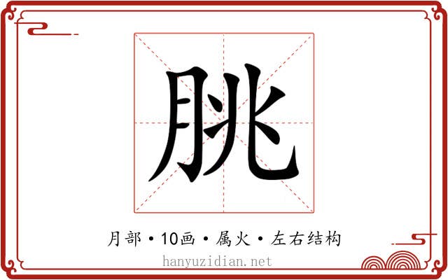 朓