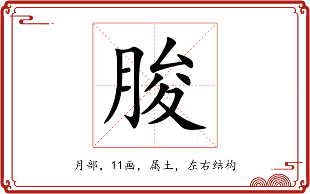 朘 朘