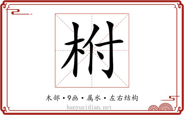 柎 柎