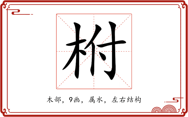 柎 柎