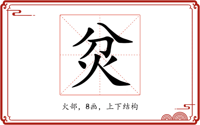 炃 炃