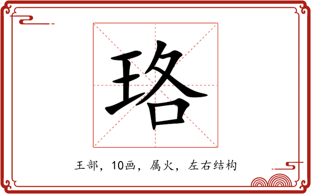 珞