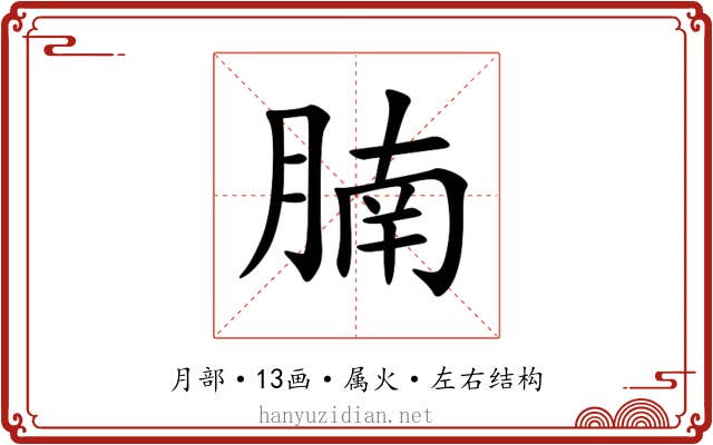 腩 腩
