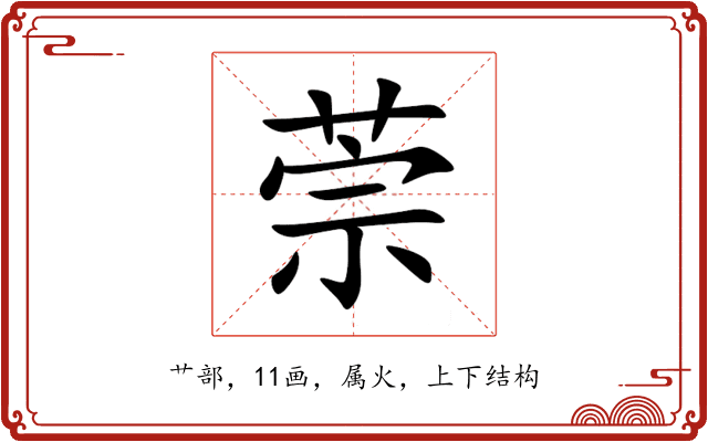 萗 萗