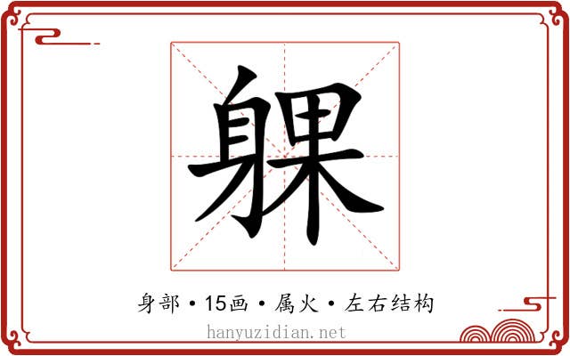 躶 躶