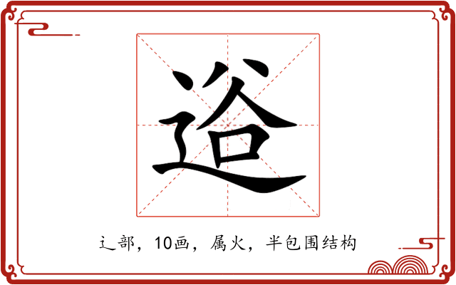 逧 逧