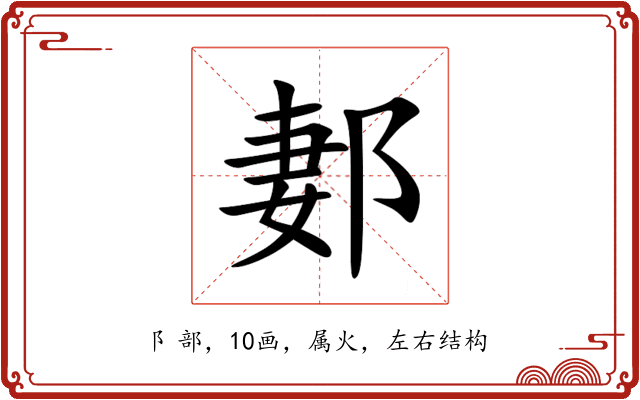 郪 郪